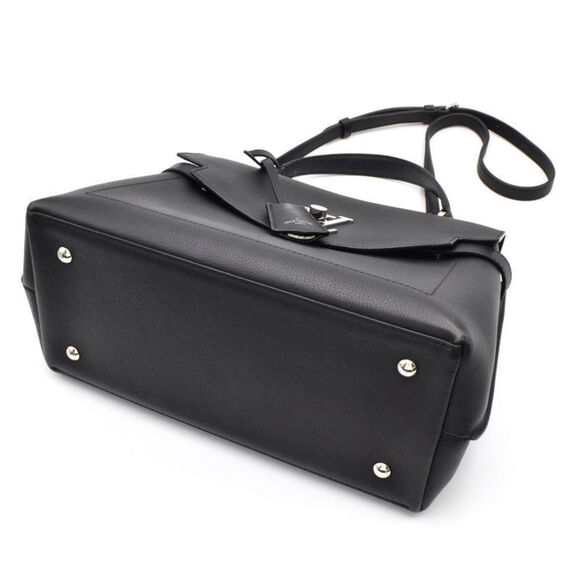 Louis Vuitton Lock Me Ever MM Grained Calf Leather Noir Black - Picture 4 of 8